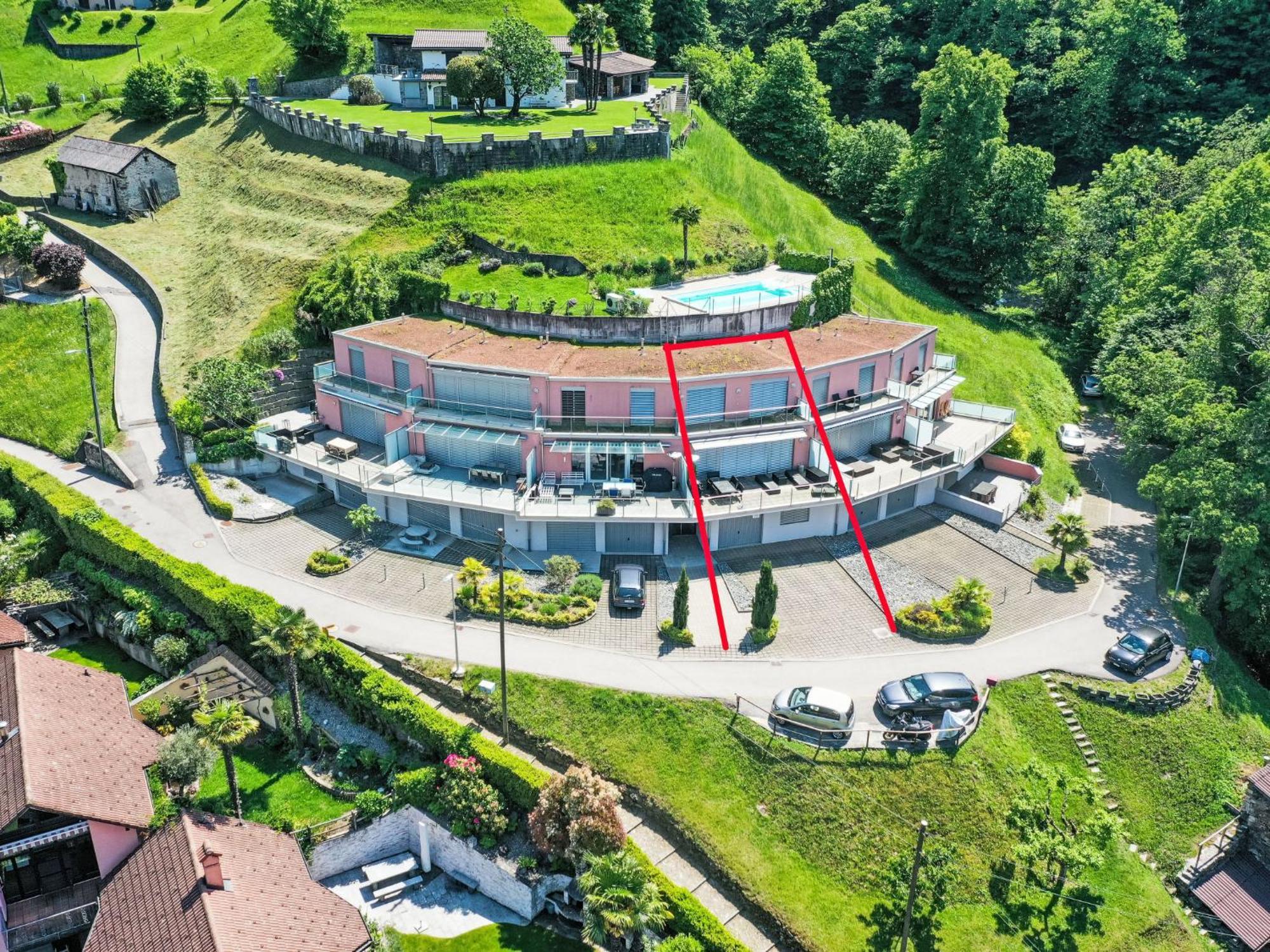 Apartment Vista Lago Maggiore 1-Floor Left By Interhome Gambarogno Eksteriør billede