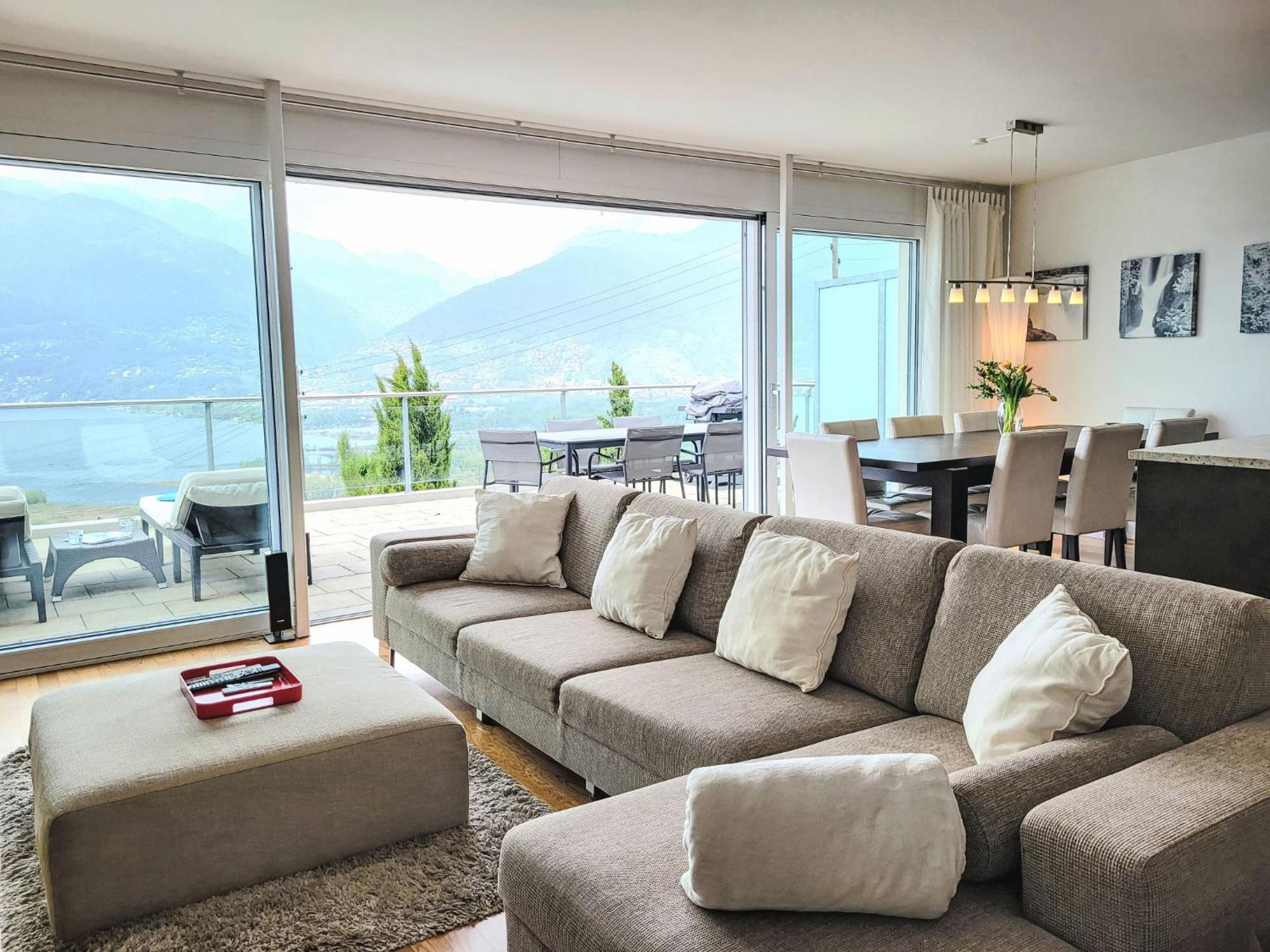 Apartment Vista Lago Maggiore 1-Floor Left By Interhome Gambarogno Eksteriør billede