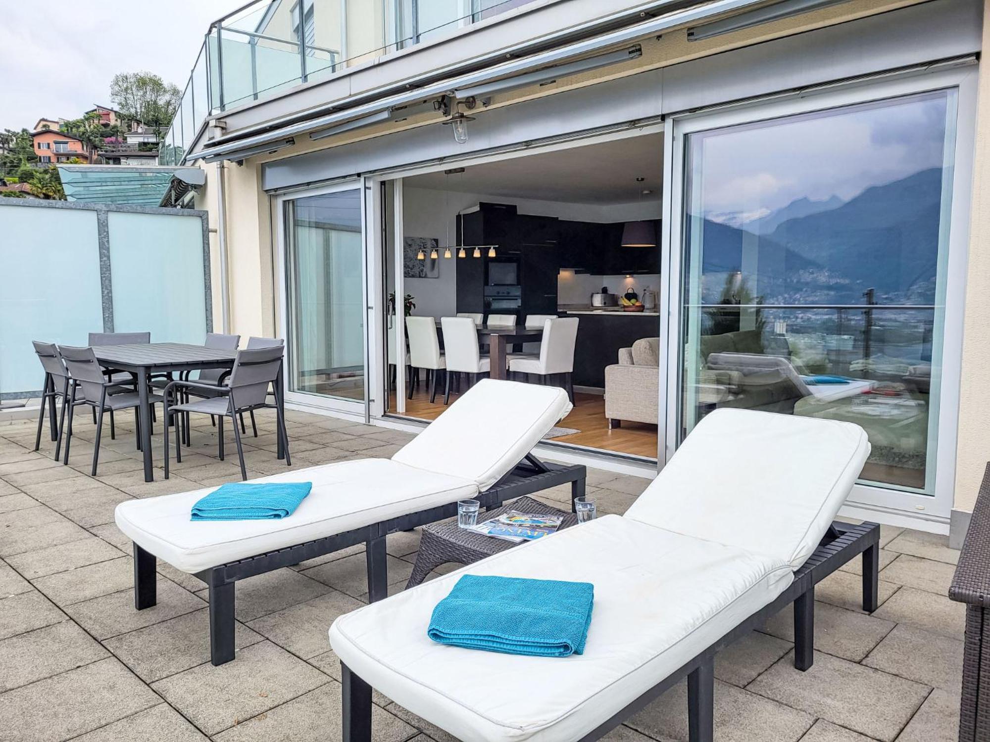 Apartment Vista Lago Maggiore 1-Floor Left By Interhome Gambarogno Eksteriør billede