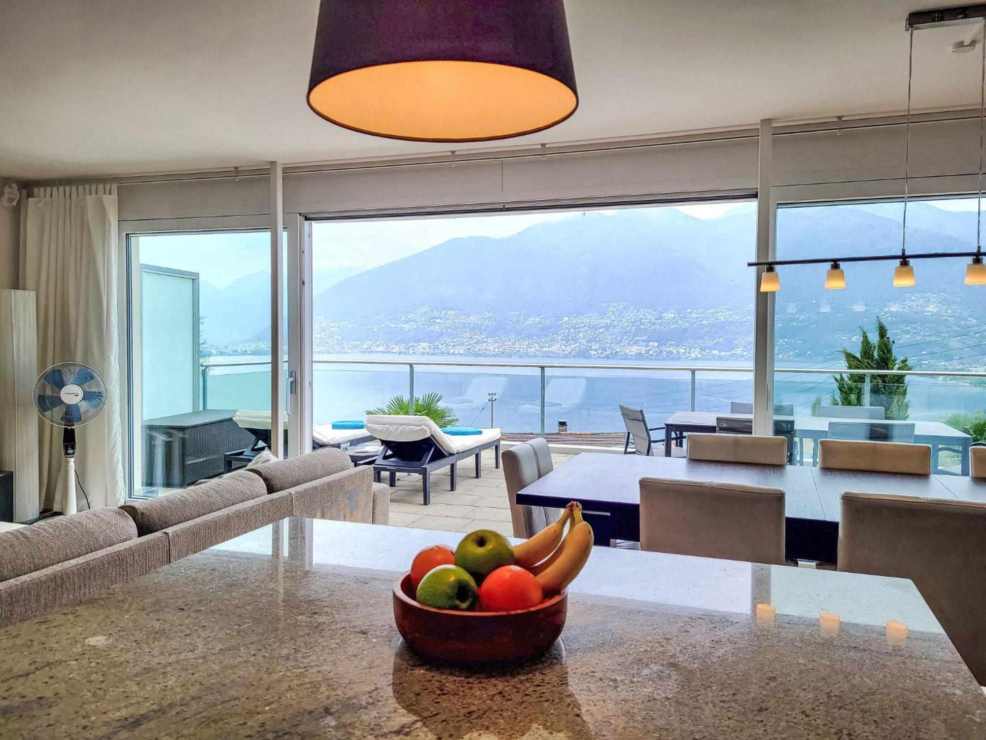 Apartment Vista Lago Maggiore 1-Floor Left By Interhome Gambarogno Eksteriør billede