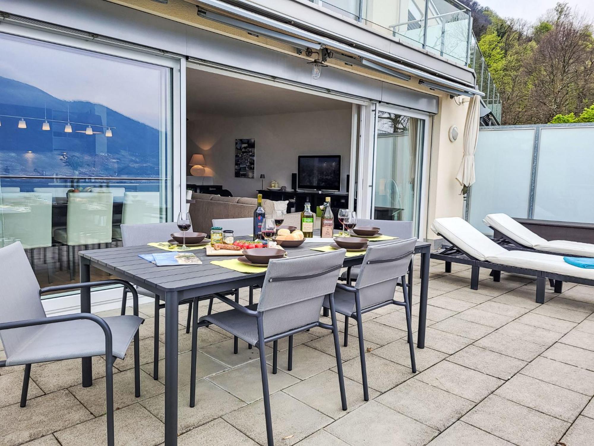 Apartment Vista Lago Maggiore 1-Floor Left By Interhome Gambarogno Eksteriør billede
